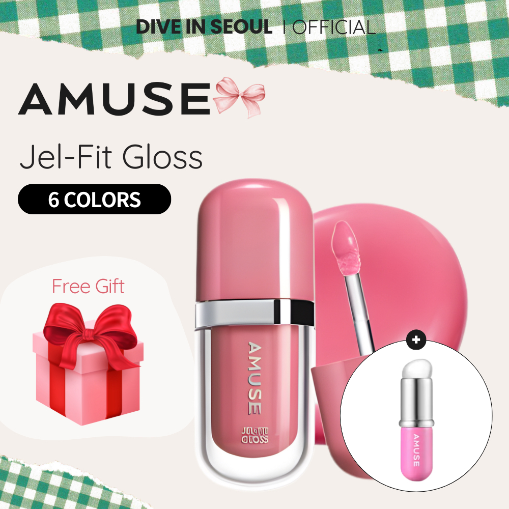 [AMUSE] Jel-Fit Gloss – 6 สี / 3.8g