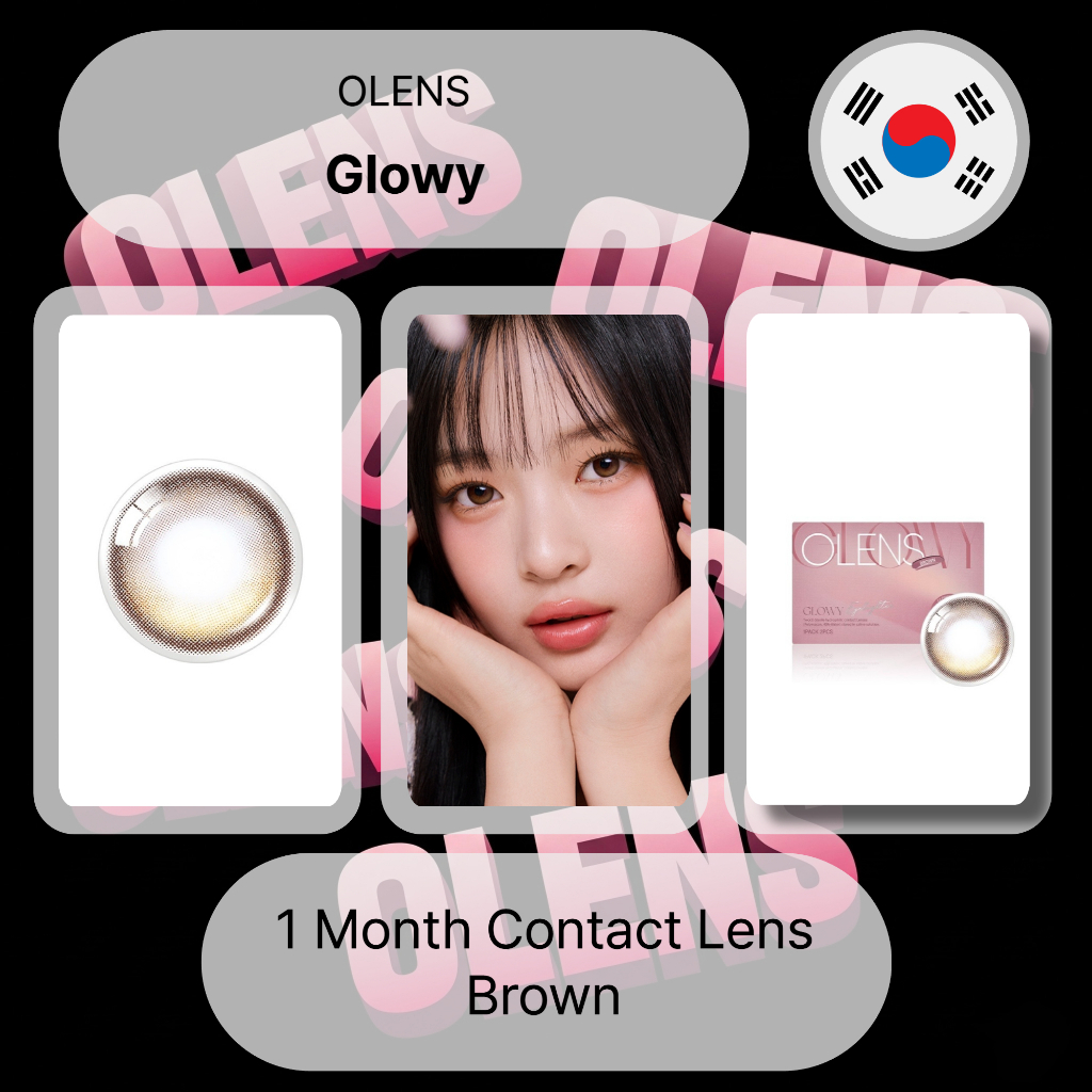 Olens Glowy Brown เลนส์ Contatct รายเดือน 2P