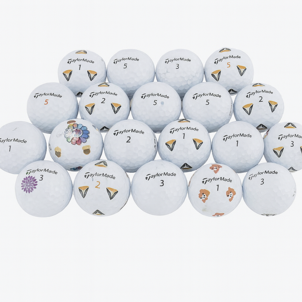 ลูกกอล์ฟ TaylorMade TP5, tp5x Lost Balls เกรด A 10