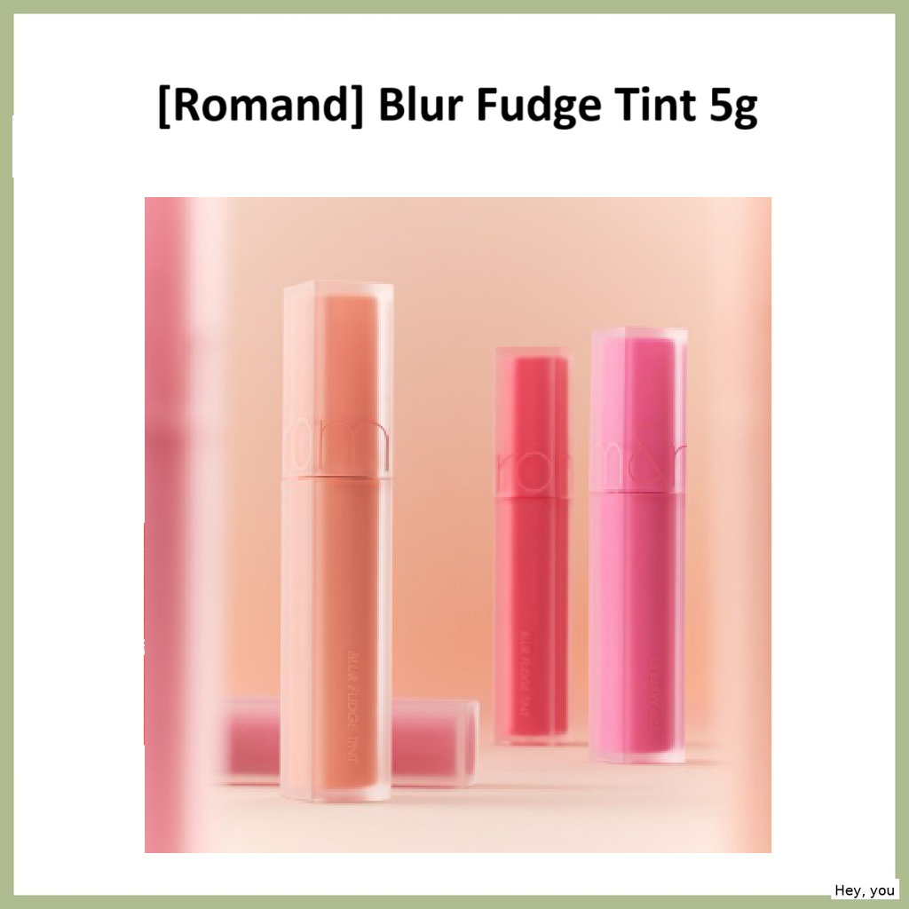 [Romand] Blur Fudge Tint 5g / Soft Blur Mood Lip Tint, Velvety, Hydrating by Hey, you