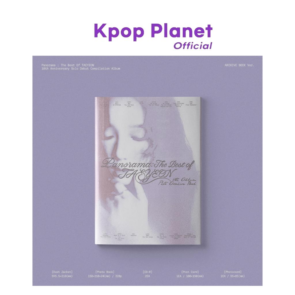 [ARCHIVE BOOK ver.] TAEYEON - 10th Anniversary Best Album [Panorama : The Best of TAEYEON]