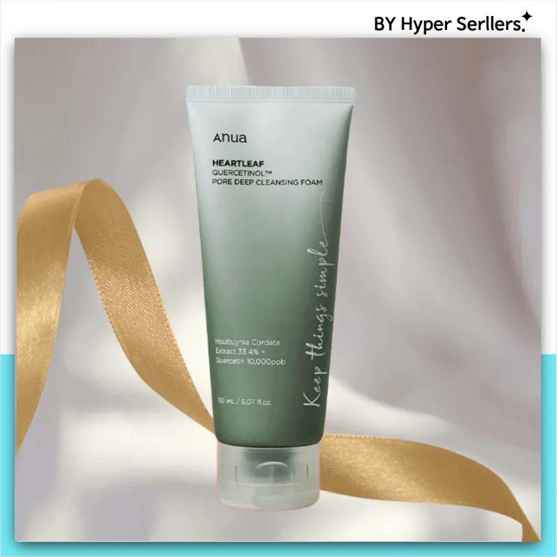 [Anua] HEARTLEAF QUERCETINOL PORE DEEP CLEANSING FOAM 150ML / ทําความสะอาดล้ําลึก, Refr by Hypersell