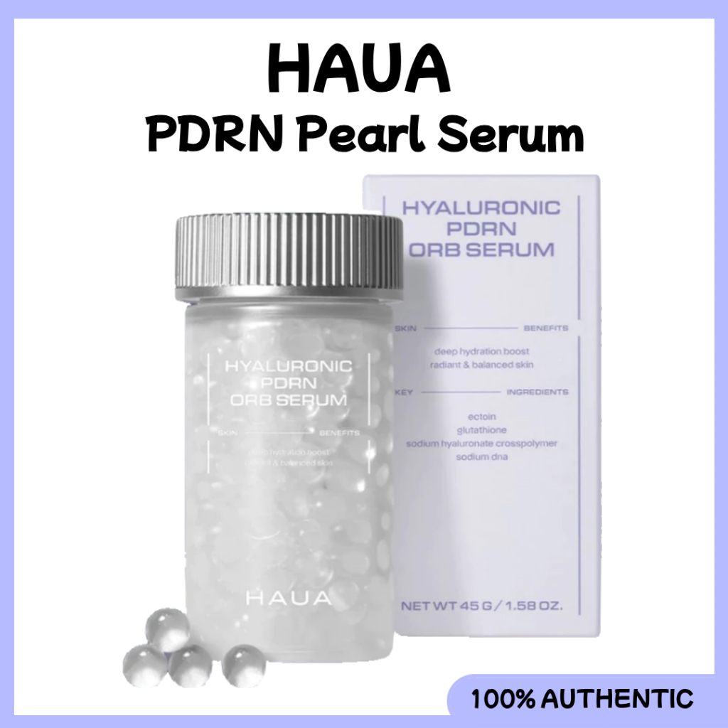 [HAUA] Hyaluronic PDRN Orb Serum 45g | ไฮเดรชั่น โกลว์ เอสเซ้นส์ มอยส์เจอร์ เฟิร์มมิ่ง ไลท์เทนนิ่ง เ