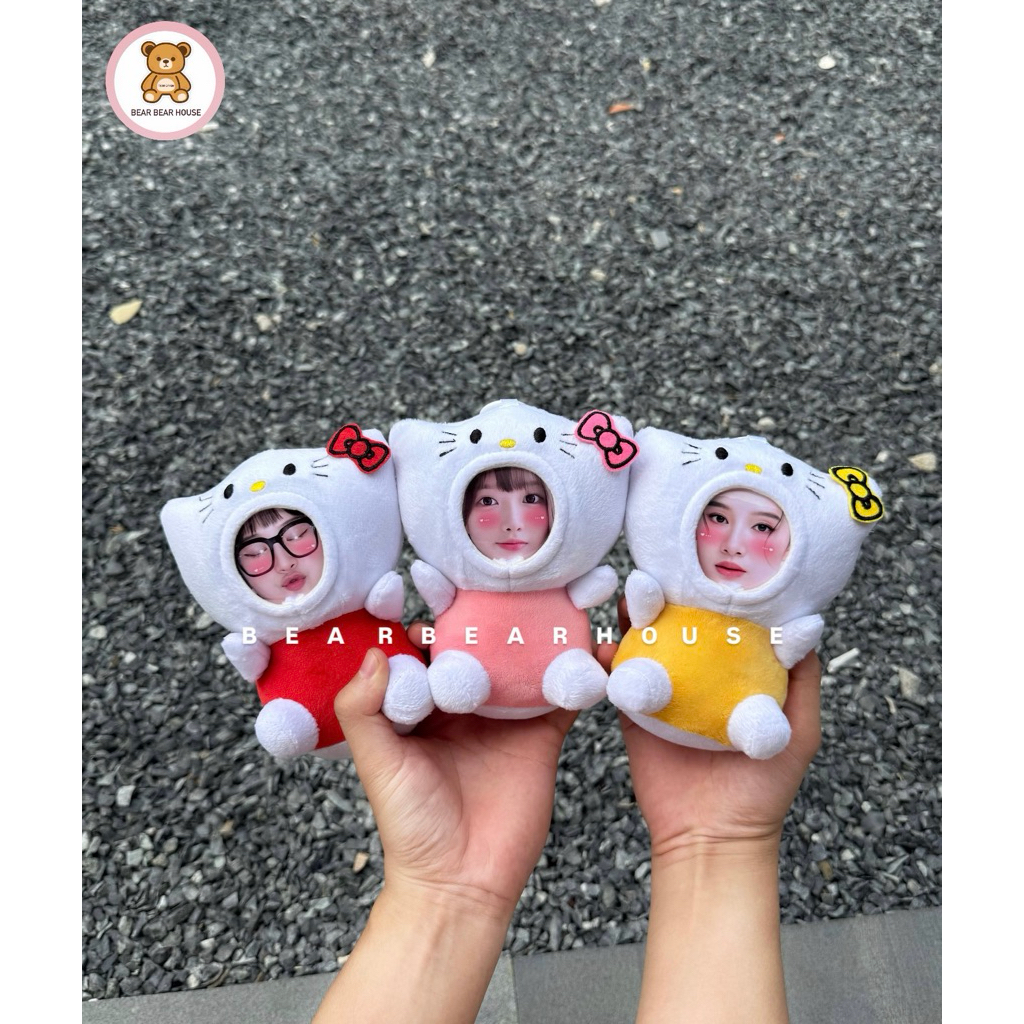 ของขวัญพวงกุญแจตุ๊กตาคิตตี้ใส่รูปหน้าคนที่รัก วิธีสั่งซื้อสั่งแล้วส่งรูปมาในแชท