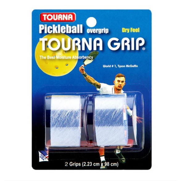 Tourna Pickleball Grip - Dry Feel [P-TG-B] 2 in 1