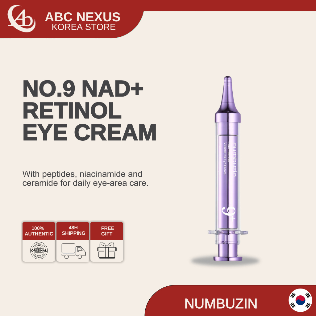 Numbuzin No.9 NAD+ Retinol Volumetox Eye Cream 10ml