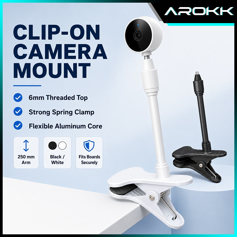 SG丨Clip Monitor Camera Mount CCTV Holder 720 Rotation เข้ากันได้กับ EZVIZ Xiaomi