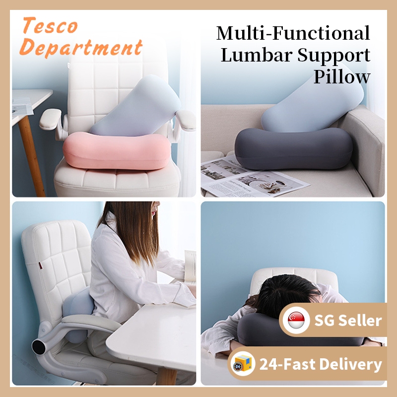ผู้ขายSGMulti-Functional Sponge Nap Pillow Soft Travel Pillow Cervical Support Office Nap Pillow