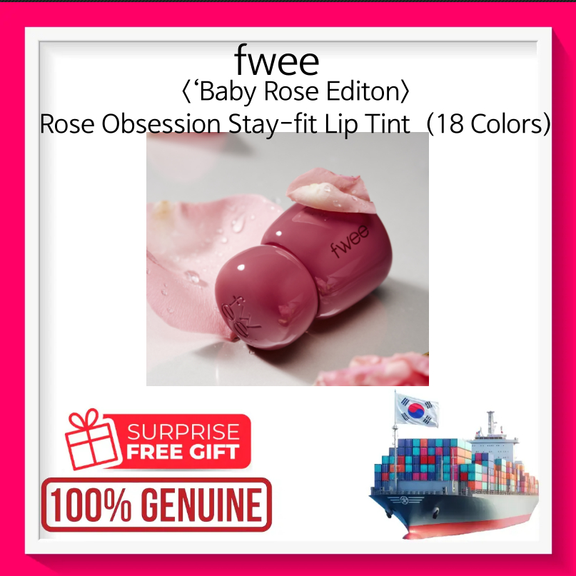 [fwee] <‘Baby Rose Editon>  Rose Obsession Stay-fit Lip Tint  (18 Colors)