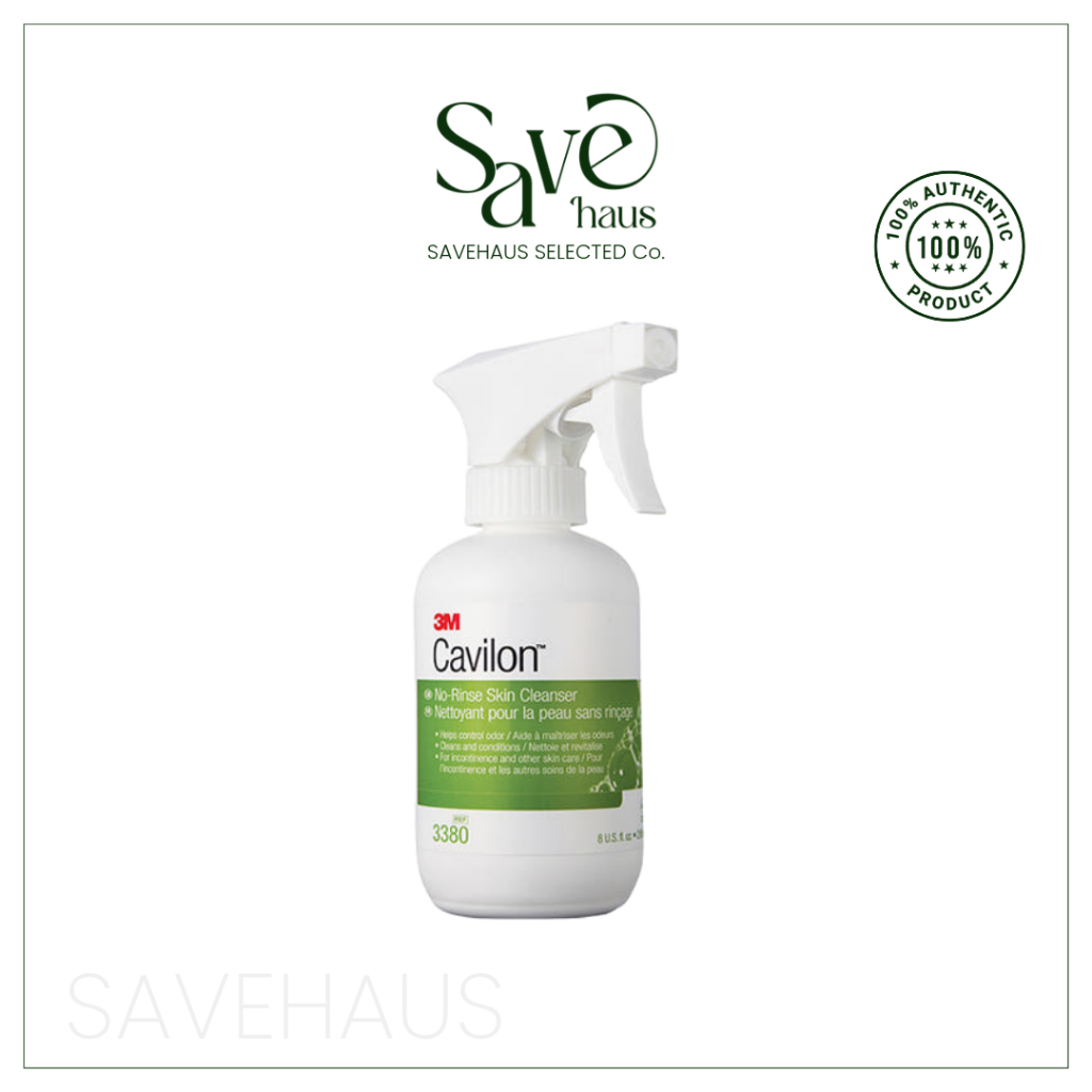 3M Cavilon No Rinse Skin Cleanser 3380 236ml น้ำยาทำความสะอาดผิว ไม่ต้องล้างน้ำ อ่อนโยนต่อผิวแพ้ง่าย