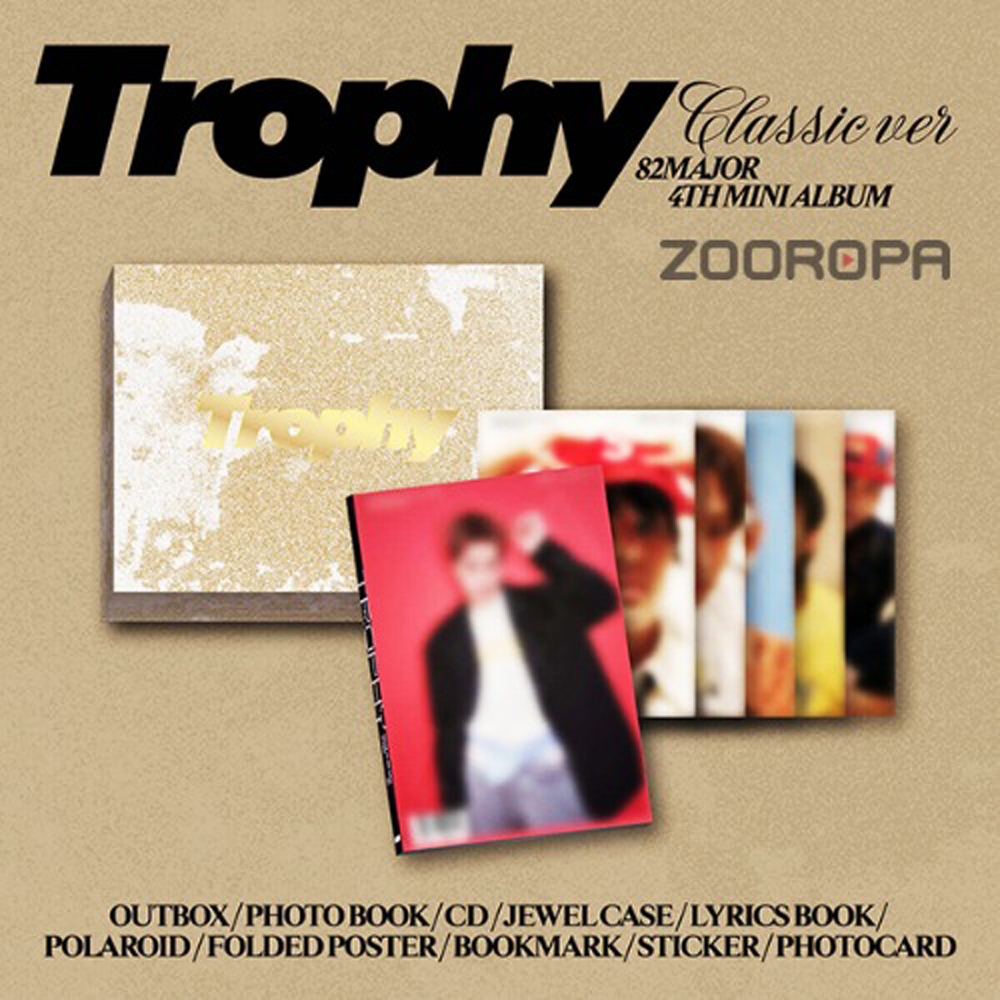 [ZOOROPA] 82MAJOR 4th Mini Album Trophy (Classic ver.)