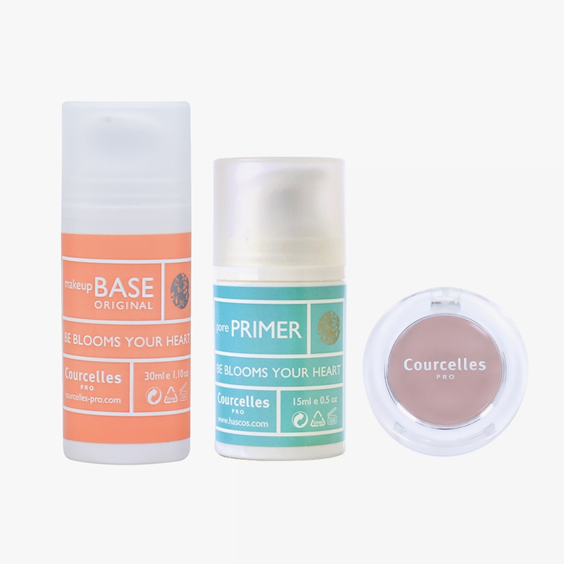 [Courcelles] เบสไพรเมอร์ 30 มล. + ไพรเมอร์รูขุมขน 15 มล. + ไพรเมอร์ทารอบดวงตา