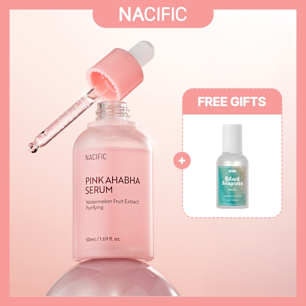 NACIFIC Pink AHA BHA Serum 50ml, Hyaluronic Acid, Salicylic Acid, Watermelon extract