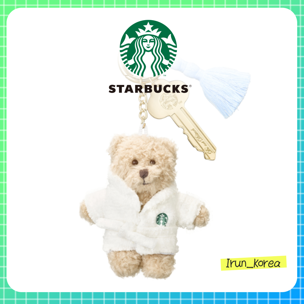 [Starbucks] พวงกุญแจ Robe Bearista – Hotel Collection