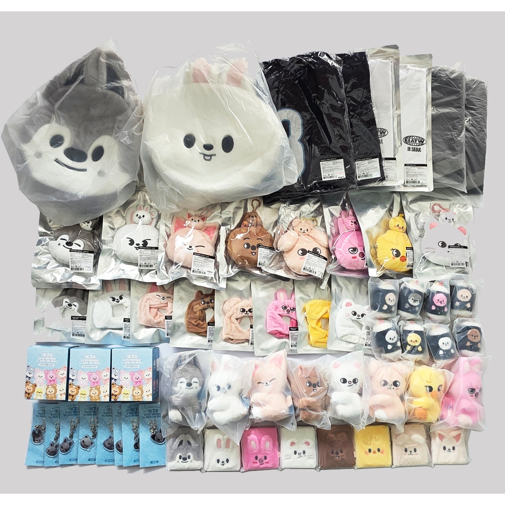 [ON HAND] STRAY KIDS SKZOO EVERYWHERE ALL AROUND THE WORLD ใน SEOUL POP-UP Merch