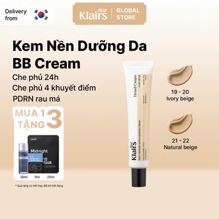 [Dear Klairs] Kem Nền Chống Nắng Dưỡng Da Hàng Ngày SPF40 PA + + + 40 g - An toàn cho cả Da Mụn, Nhạy cảm [Natural beige/Ivory beige]