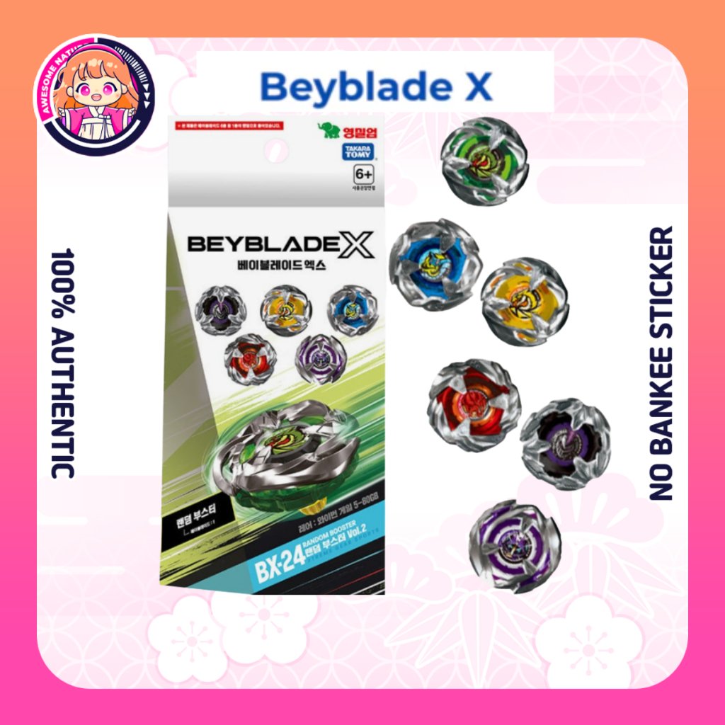 [TAKARA TOMY] Beyblade X Random Booster Vol.2 BX-24 / เวอร์ชั่นเกาหลี