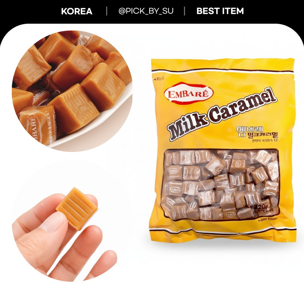 Empire Milk Caramel Candy 720g Soft Chewy Creamy Milk Toffee Snack ห่อเป็นรายบุคคล