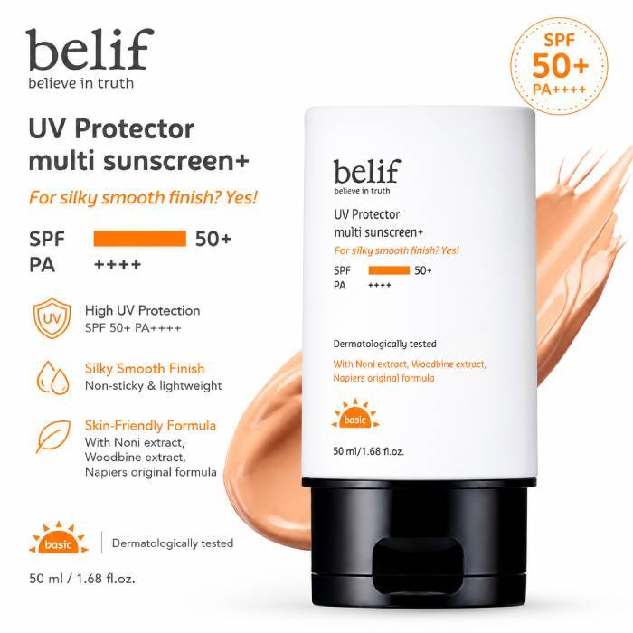 [Belif] UV Protector Multi Sunscreen+ 50mL / SPF50+ PA++++ / K-BEAUTY