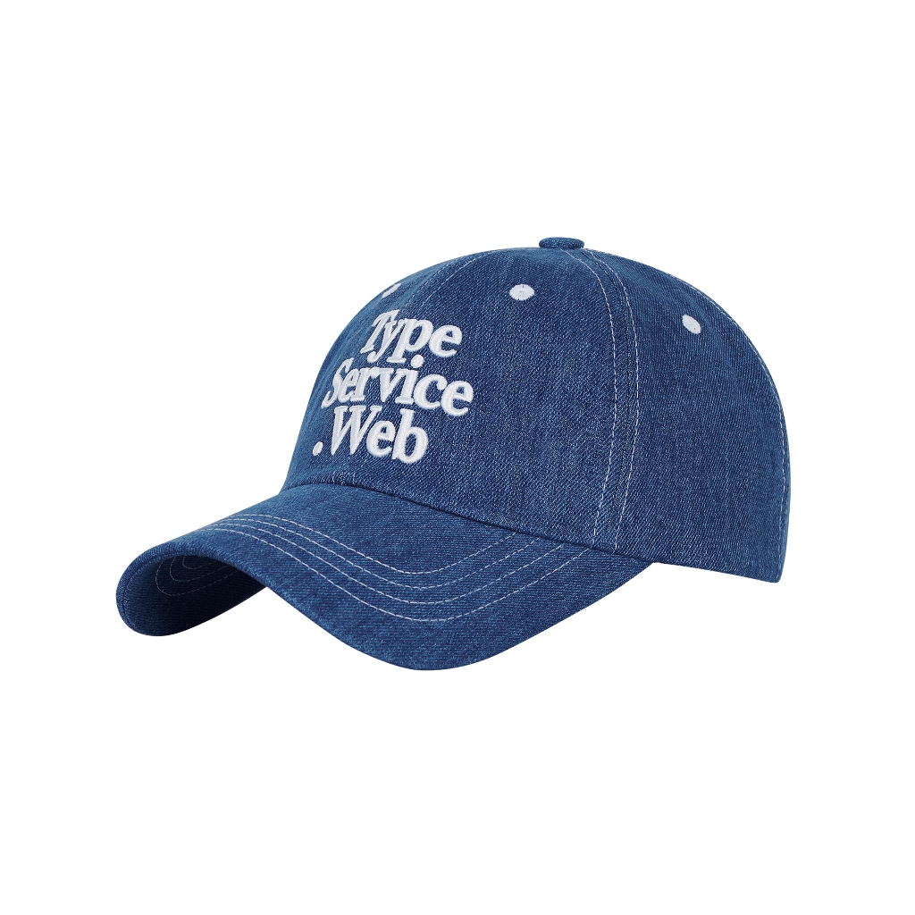 Typeservice Web Stitch Cap [Indigo Denim]