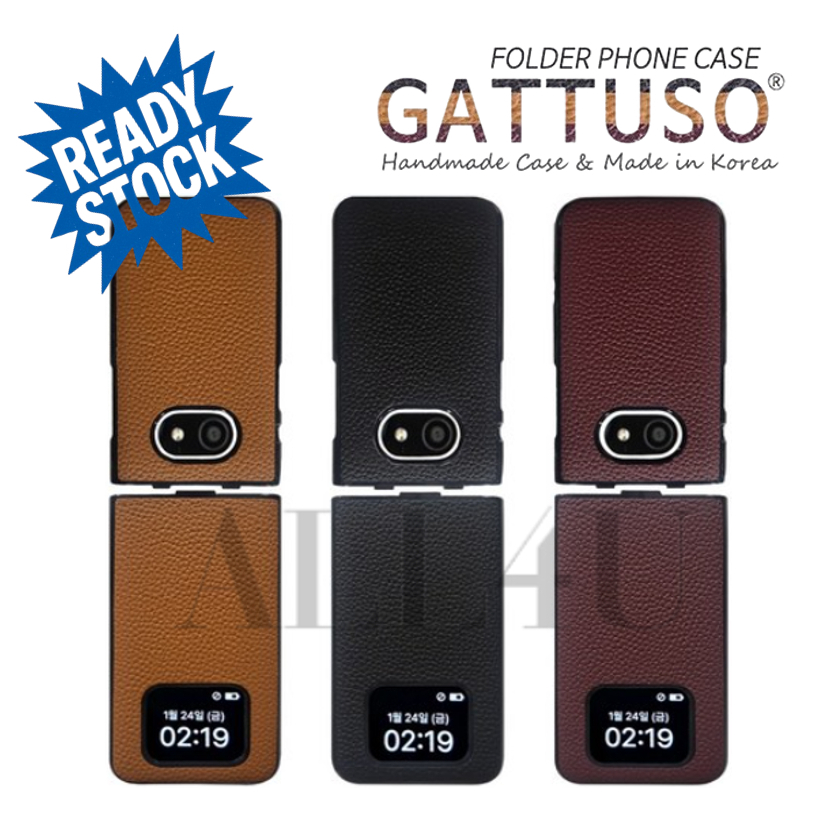 HandMade MIVE Style Folder Natural Cowhide Cover เคสโทรศัพท์ M140