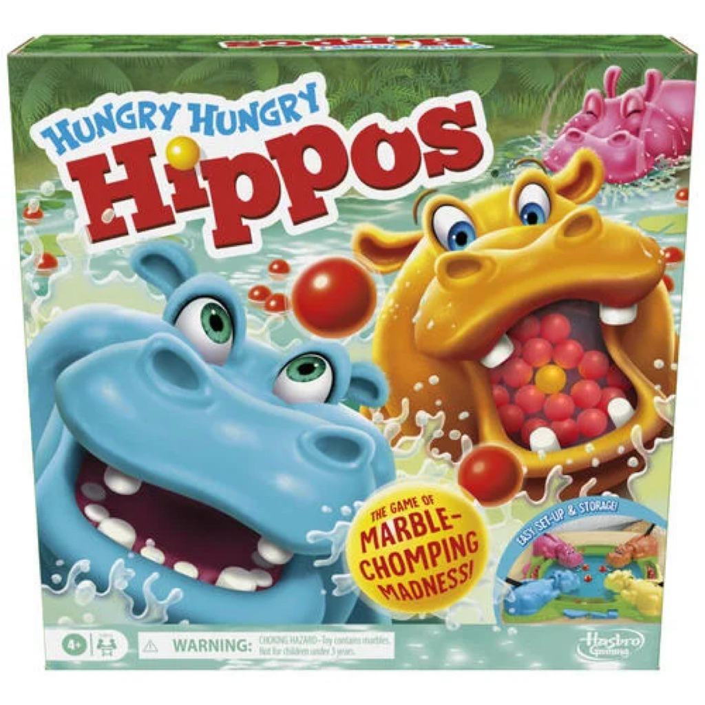 SG TOY Hasbro Gaming Hippo Hungry Hippos