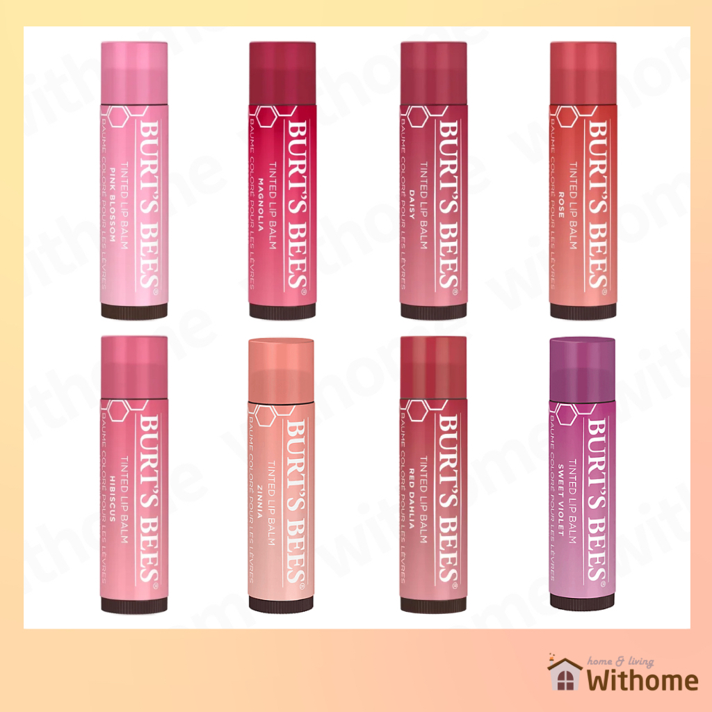 [Burts Bees] Tinted Lip Balm Series / Natural Lip Care / Moisturizing Lip Balms