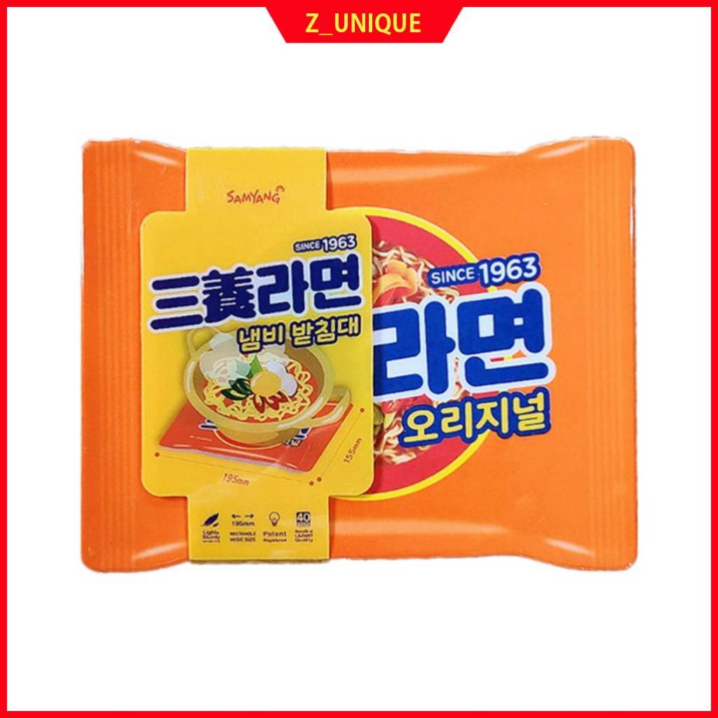 [Korea Original] Samyang Ramen Silicone Trivet – แผ่นรองจานหม้อย้อนยุค / ของขวัญบนโต๊ะอาหาร K-food