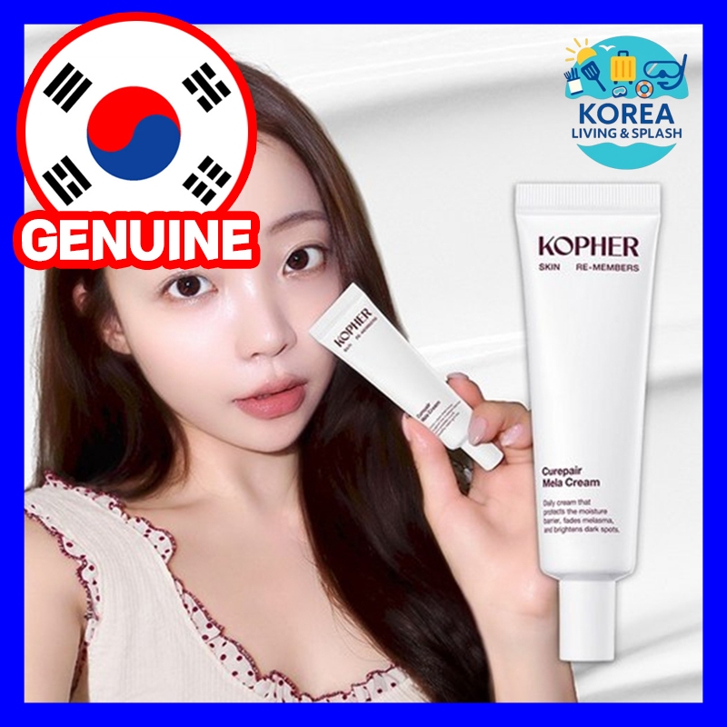 KOPHER Curepair Mela Cream 35ml Dark Spot Pore Care Moisture Cream สําหรับผิวแพ้ง่าย