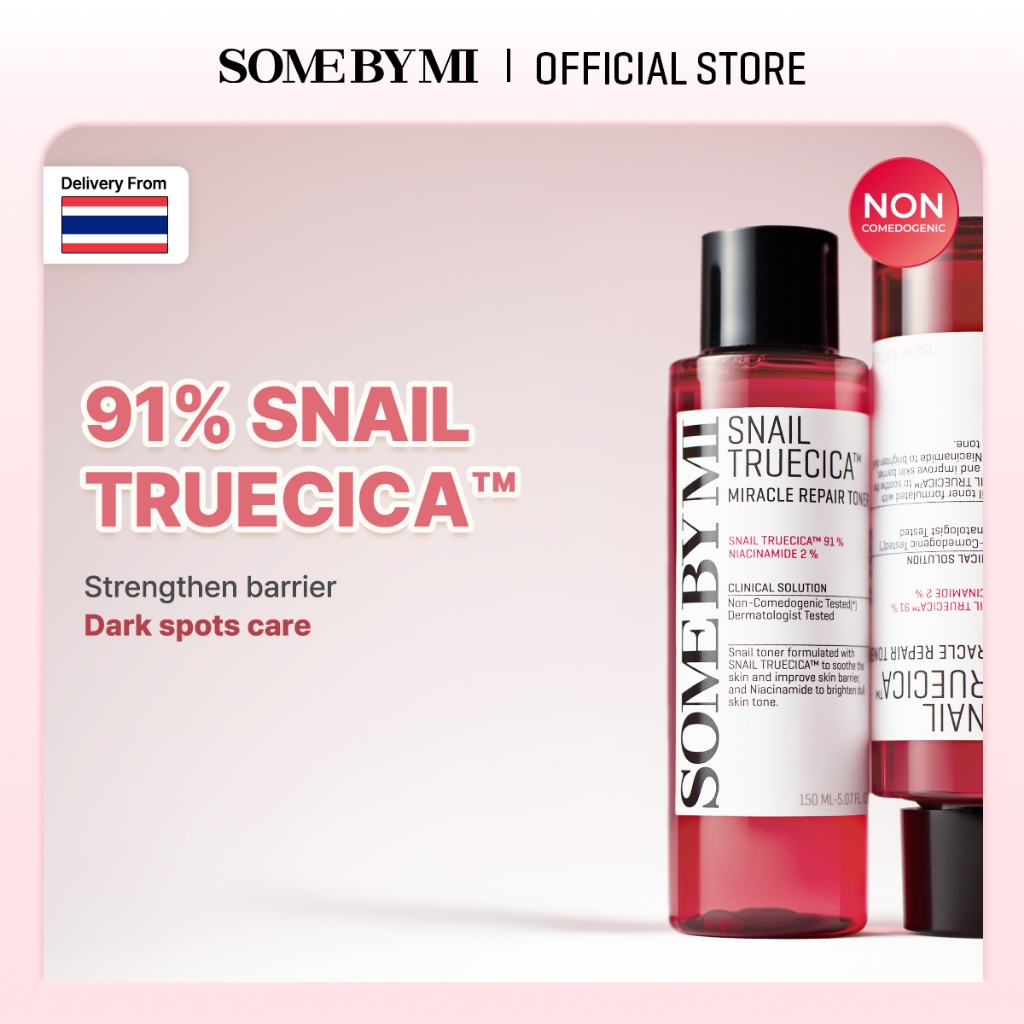 SOME BY MI Snail Truecica Miracle Repair Toner [150ml], โทนเนอร์เพิ่มความชุ่มชื้น, ดูแลรอยสิว