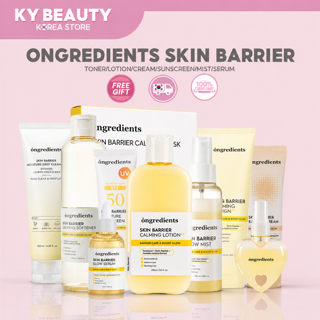 Ongredients Skin Barrier Calming(Glow Boosting) Line-LOTION/TONER/SUN CREAM/MASK/MIST/CREAM/SERUM