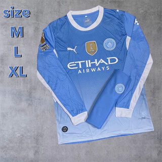 New ชุดบอลชุดกีฬาแขนยาวเสื้อพร้อมกางเกงผ้านิ่มเย็นใส่สบายใส่ไม่ระคายเคืองต่อผิว