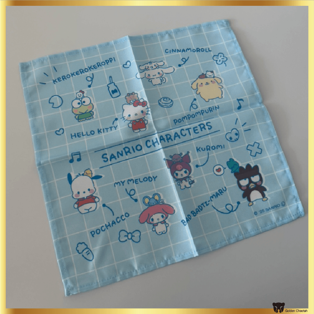 DAISO JAPAN ผ้าอเนกประสงค์ตัวละคร Sanrio (33 x 33 ซม.)