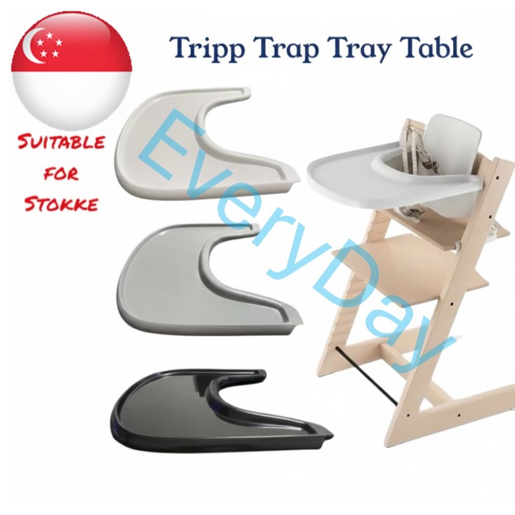 โต๊ะถาดอาหารสําหรับเก้าอี้เด็กไม้ Stokke Tripp Trapp
