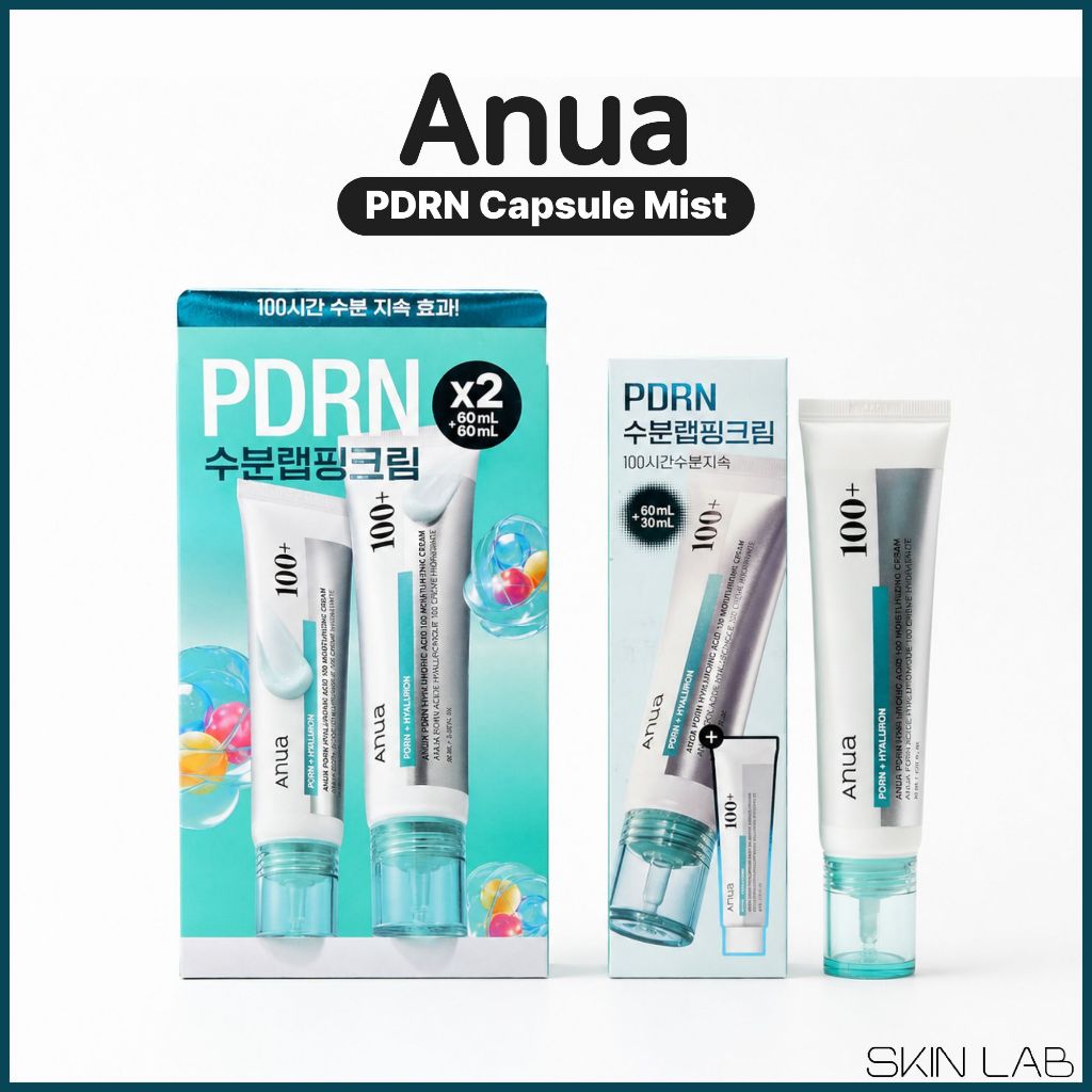 [Anua] PDRN Hyaluronic Capsule 100 Serum 30ml / Hyaluronic Water Cream 60ml เซรั่ม ครีมบำรุงผิว