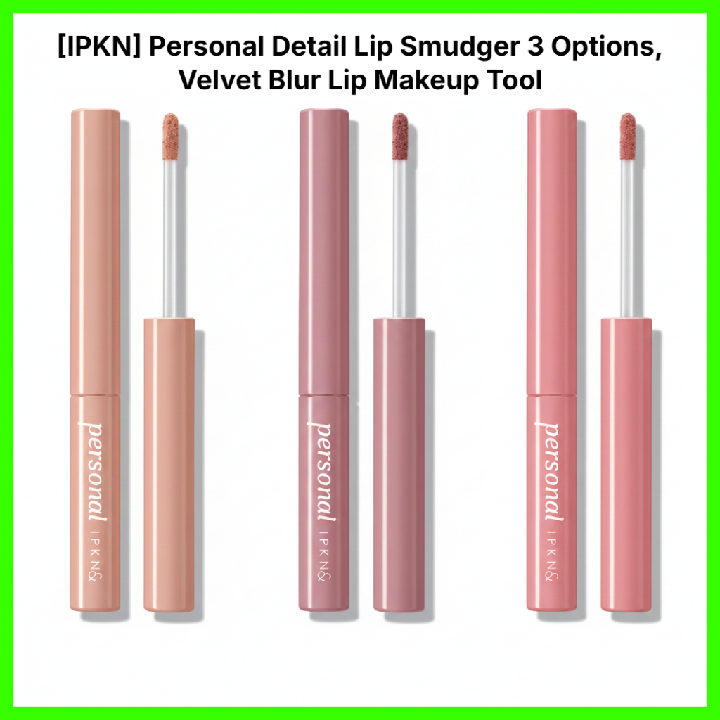 [IPKN] Personal Detail Lip Smudger 3 Options เครื่องมือแต่งหน้า Velvet Blur Lip