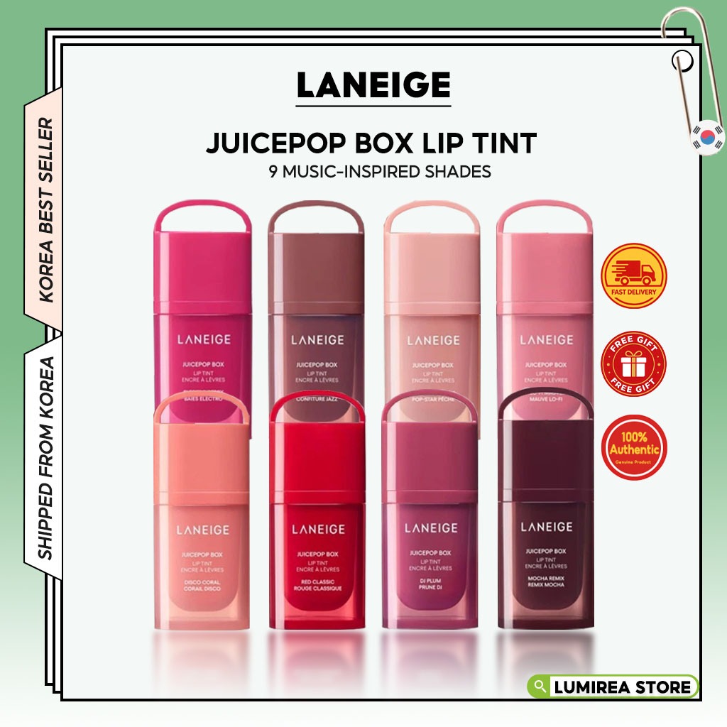LANEIGE Juicepop Box Lip Tint 4.5g 9shades