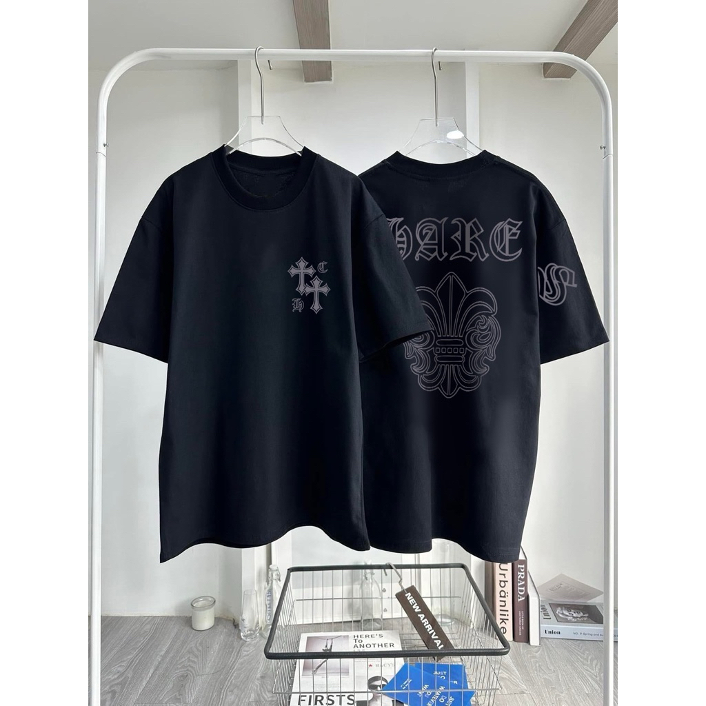 (C โคมแขน) เสื้อยืดแนวสตรีท มีให้เลือกหลายไซส์ ผ้าคอตตอน100%