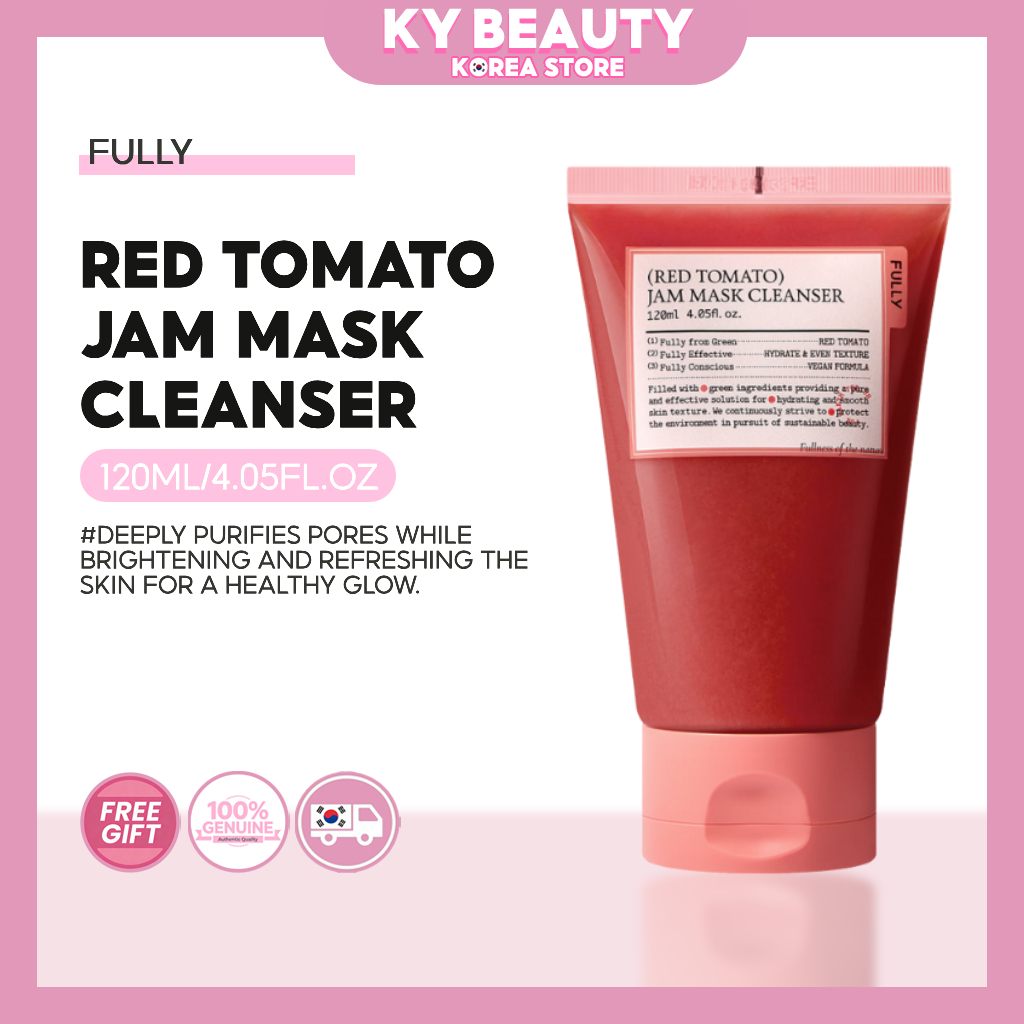 [FULLY] Red Tomato Jam Mask Cleanser 120ml - ขัดผิวอย่างอ่อนโยน ปรับสีผิว รูขุมขนใส