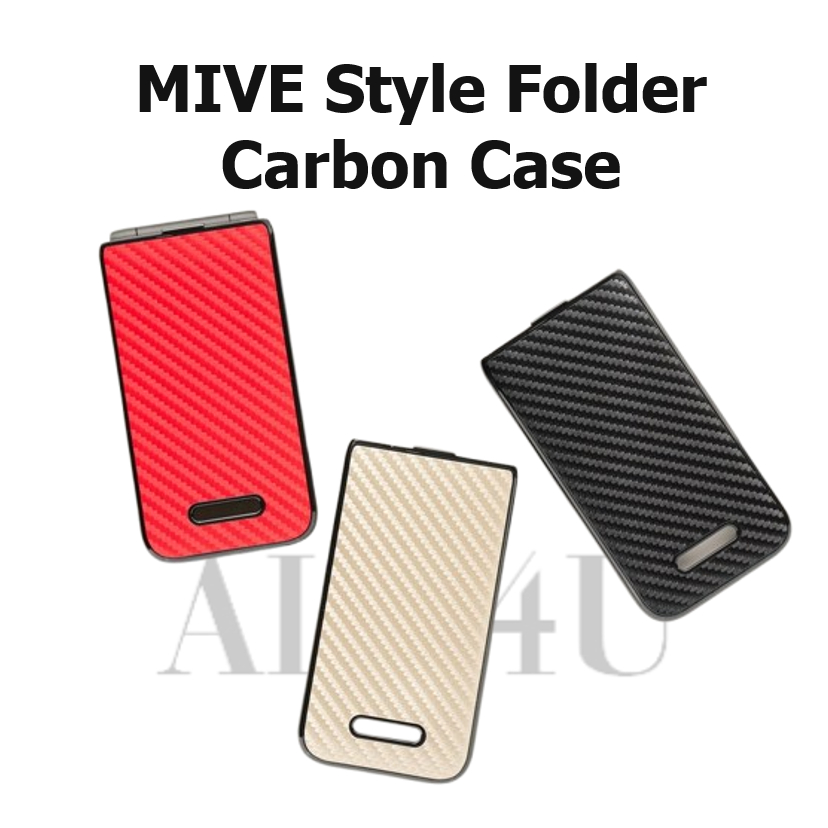 [Limited Edition] MIVE Style Folder Carbon Phone case M120 / M140