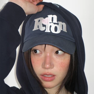[RONRON] Heart Rr Symbol Stitch Ball Cap / 3colors