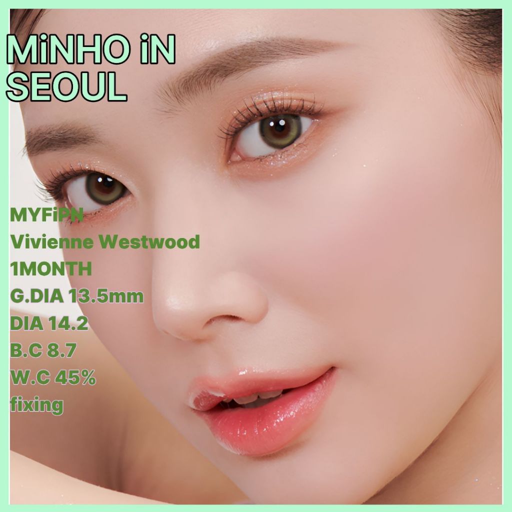 MYFIPN Vivieme westood มะกอก.ash.beige.camel 4Color 1Monthly Color คอนแทคเลนส์| G.DIA 13.2mm K-Beaut