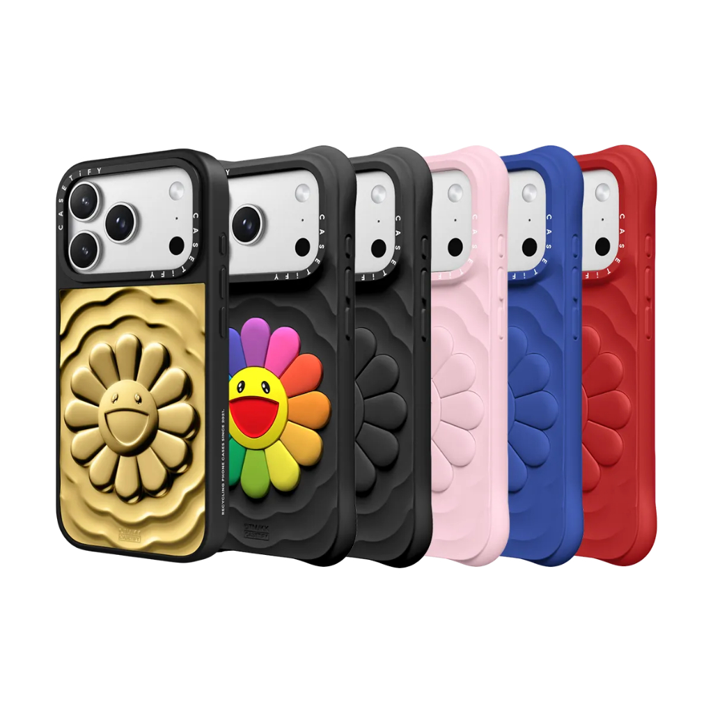 [CASETiFY x Takashi Murakami] เคสโทรศัพท์ดอกไม้รุ่นพิเศษกล่องตาบอด (แพ็คเดียว)