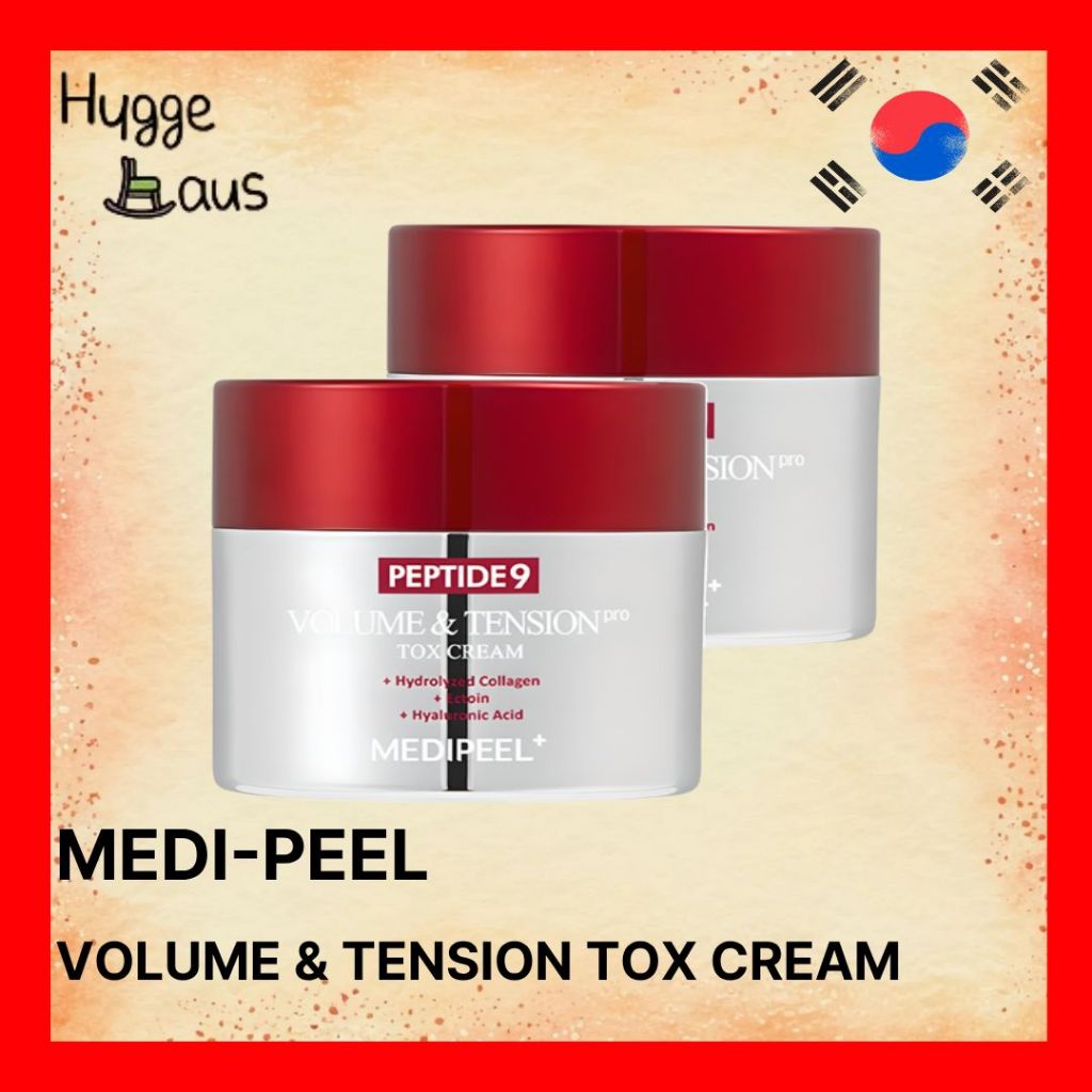 【MEDI-PEEL】 ชุดครีมบำรุงผิว PEPTIDE 9 VOLUME & TENSION TOX CREAM PRO 50G 2 ชิ้น – ครีมบำรุงผิวเพื่อผิวกระชับและยืดหยุ่น