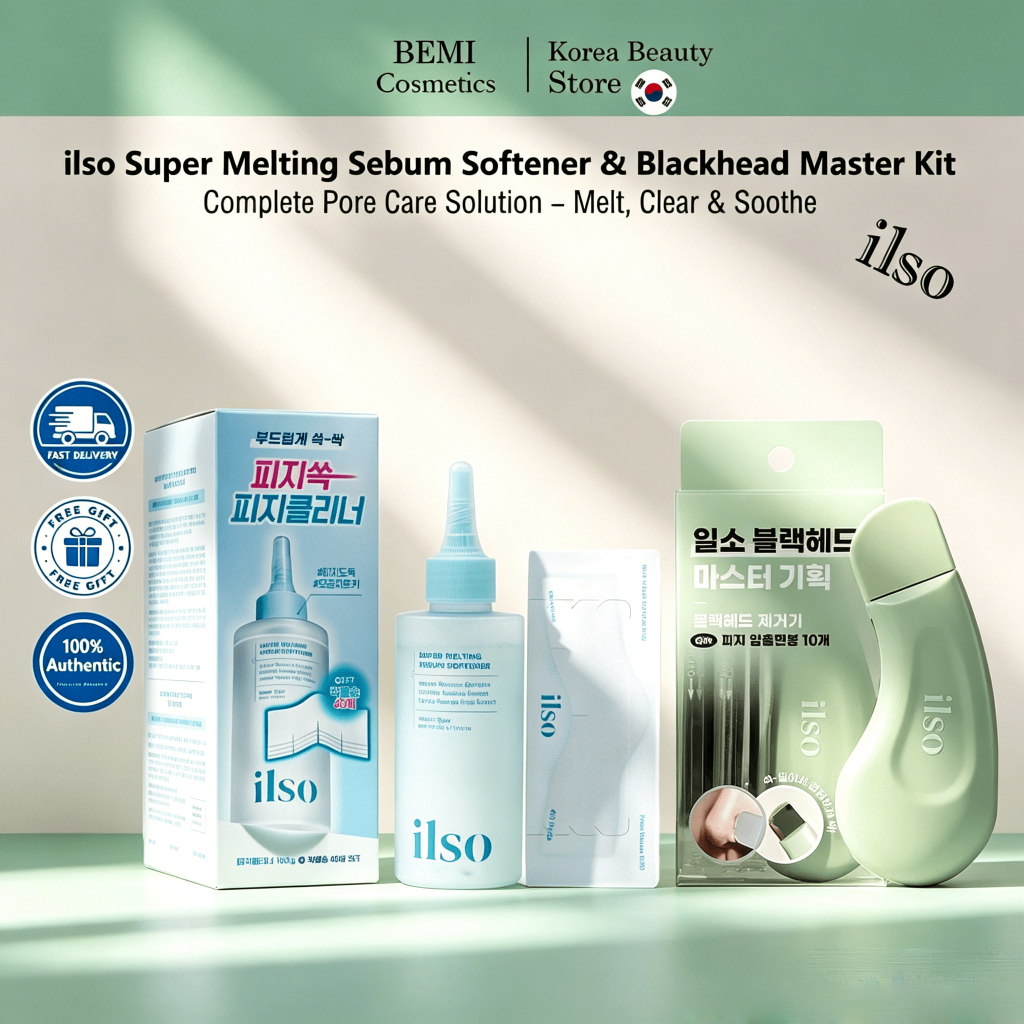 ILSO Super Melting Serum Softener Blackhead Remover 150ml Deep Clean Master Sebum Pore Care