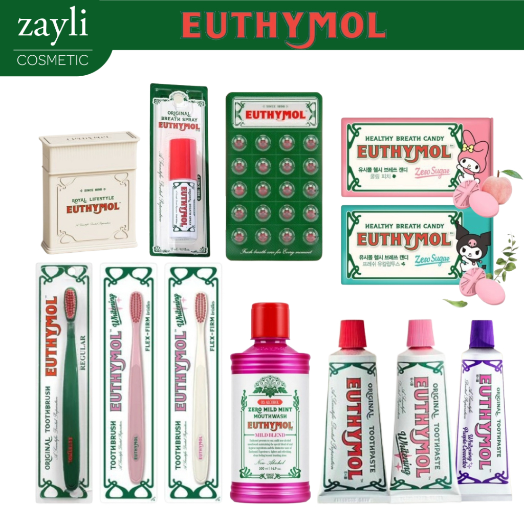 [EUTHYMOL] Oral Care Collectionแปรงสีฟัน / ยาสีฟัน / น้ํายาบ้วนปาก / ไหมขัดฟัน / ดูแลช่องปาก / อุปกรณ์เสริม