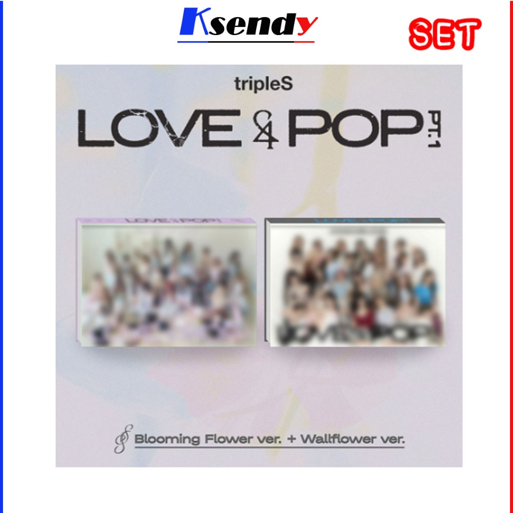 TripleS Album [ LOVE&POP ] pt.1 2 ver set