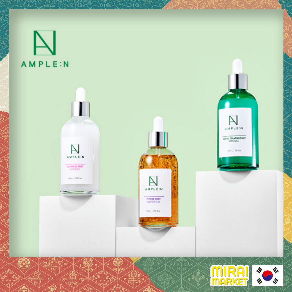 [AMPLE:N] Daily Ampoule 8 ประเภท – Ceramide Shot / Peptide Shot 2X / VC Shot / 24K Gold Shot / Pepti