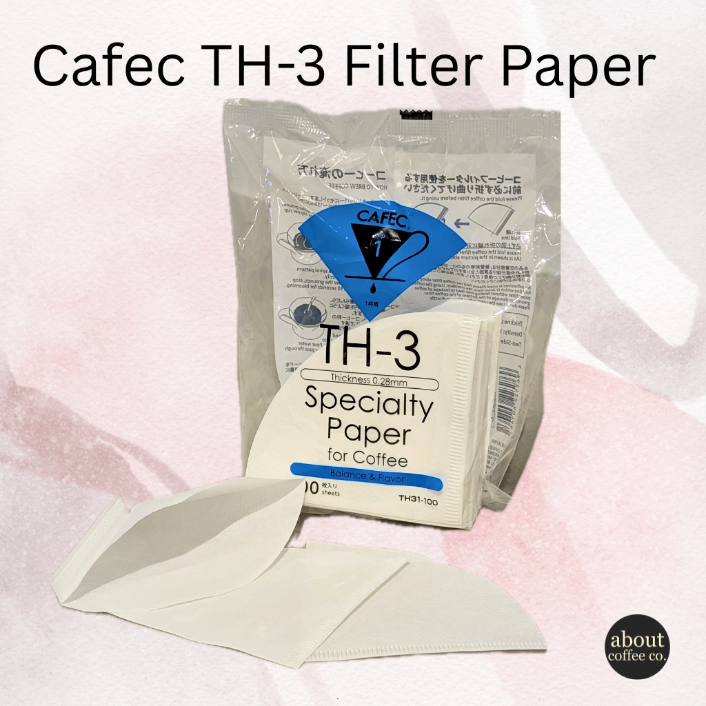 CAFEC Filter Coffee Paper TH-3 กระดาษพิเศษสําหรับกาแฟ เทเวอร์