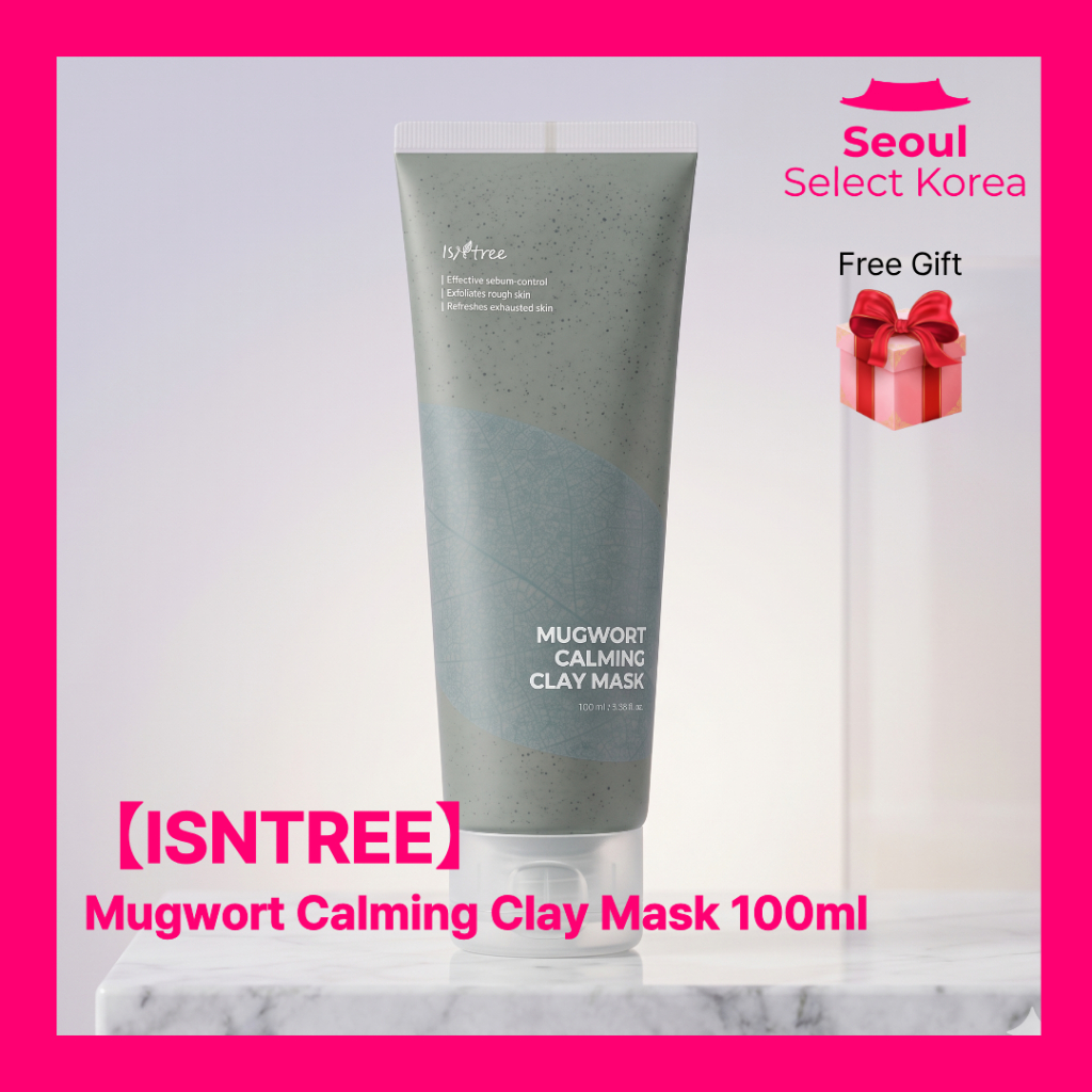 ISNTREE Mugwort Calming Clay Mask 100ml เกาหลี Wash Off Pore Care Mask